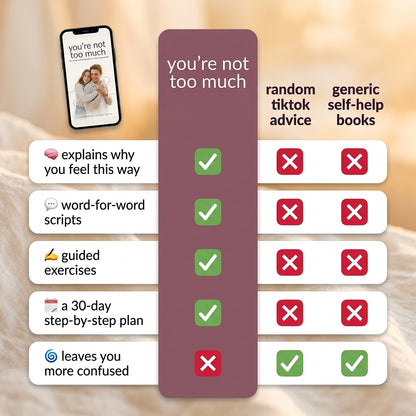 You're not too much : full ebook
