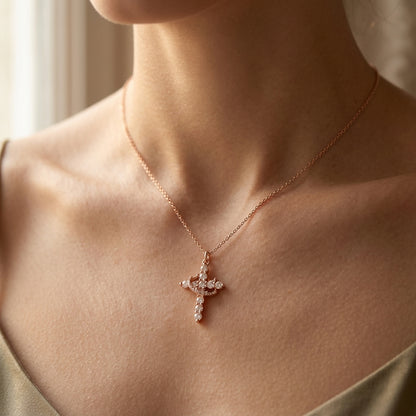The Crown Cross Pendant (Rooted In Faith)