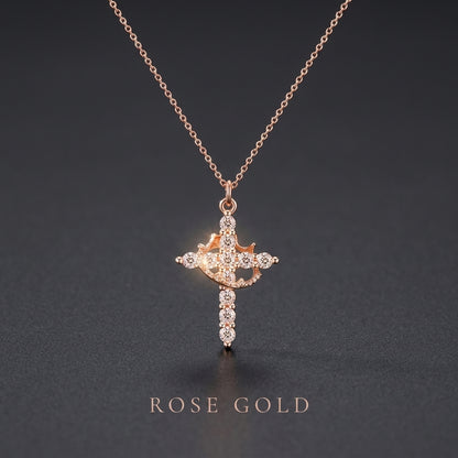 The Crown Cross Pendant (Rooted In Faith)