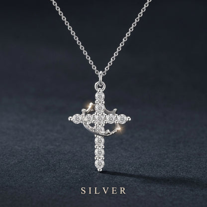 The Crown Cross Pendant (Rooted In Faith)