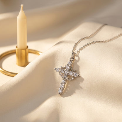 The Crown Cross Pendant (Rooted In Faith)