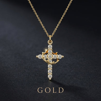 The Crown Cross Pendant (Rooted In Faith)